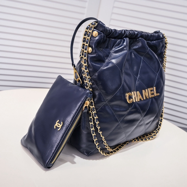 シャネルバッグ角部分ディテール